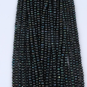 Perles d'eau douce naturelles Zhuji, rondes, 3-3,5 mm, en vrac, pour la fabrication de bijoux DIY, bracelets et colliers - Product Image 4