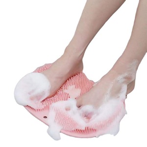 Éponge exfoliante corporelle en silicone avec ventouses, brosses de bain douces, éponges de douche, tapis éponge, tampon exfoliant pour le dos - Product Image 2