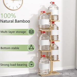 Wooden Multi Layer <b>Plant</b> Stand 6 Tier Freestanding Succulent Flower <b>Pot</b> Holder For Balcony Living Room Indoor Outdoor Use - Product Image 4