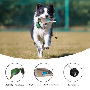 Fabrika su kuşları avcılık Retriever köpek eğitim yumuşak dayanıklı yüzen ördek kuş kukla tampon - Product Image 3