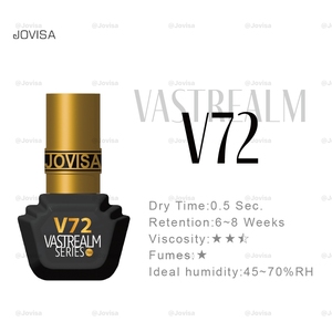 Colle à cils JOVISA pour extensions de cils, adhésif, tenue 6-8 semaines, service personnalisé, 5ml 10ml pour professionnels - Product Image 3