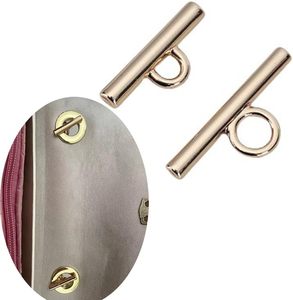 Lot de fermoirs à bascule en fer pour chaînes plates, connecteurs de fermeture en T, attaches pour sangles de sac à main, organisateur de sac en feutre - Product Image 6