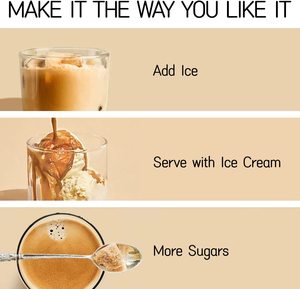 קפה פטריות קוגניטיבי גנוהרב אורגני ריישי, רעמת היער, צ'אגה, ללא סוכר, מר, אינסטנט, איכותי, באריזת חסכון, להגברת אנרגיה - Product Image 4