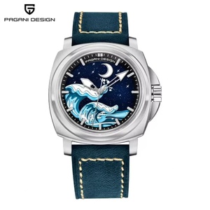 PAGANI DESIGN YS014 NH35A New <b>Automatic</b> Mechanical Wristwatch Wave Map Watch Sapphire Waterproof Watch for Men - Product Image 1