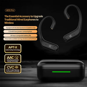 KZ AE01 <span class=keywords><strong>PRO</strong></span> TWS Módulo inalámbrico Auriculares Soporte AAC CVC Gancho para la oreja con módulo de cable inteligente EDXPRO Auriculares de bajo retardo - Product Image 2