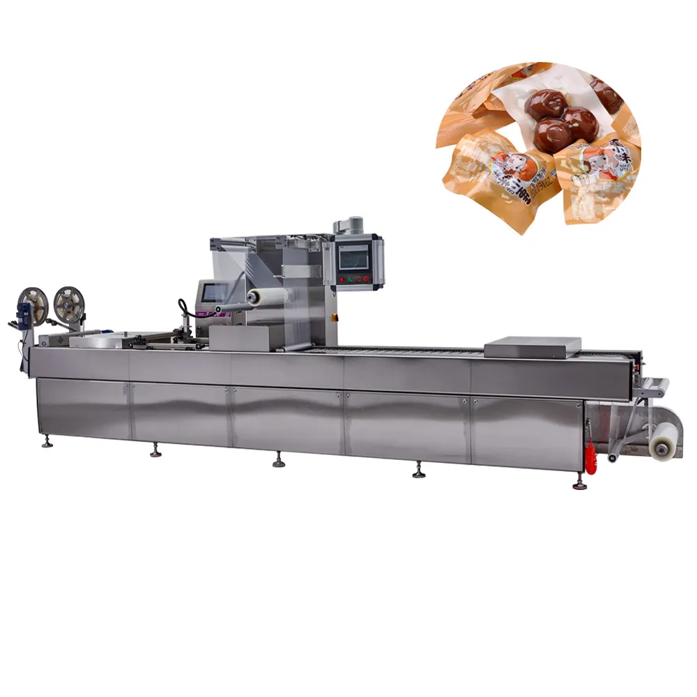 Industrial Automatic Fruit Meat Milk Powder Chicken Skin Food Vacuum Sealing Sealer Packaging Machine For Food Manufacturer