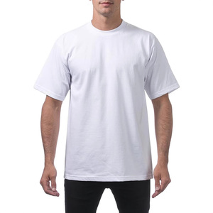 Camiseta blanca lisa en blanco barata de algodón personalizada con logotipo a granel - Product Image 2