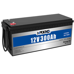 Литий-железо-фосфатный аккумулятор для солнечных батарей 100Ач 200Ач 300Ач с Bluetooth BMS, 12 Вольт, 300Ач LiFePO4 аккумулятор для автодомов, морского транспорта и лодок - Product Image 1