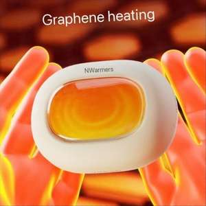 Portable Neck Heater <b>Rechargeable</b> Neck Heating <b>Pad</b> 4 <b>Heat</b> Settings Hand Warmers for Women Men Christmas Gifts - Product Image 2