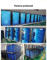 Écran tactile interactif LCD mural pour intérieur, 32'', 43'', 49'', 55'', 65'', 75'', moniteur FHD, affichage numérique publicitaire