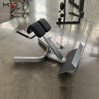 MRD Banc d'hyperextension à 45 degrés, Chaise romaine, Appareil de musculation dorsale, Équipement de fitness pour le renforcement du tronc