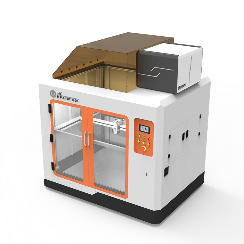 FDM 3D Printer with big printing scale and vacuum print bed for better adhesion to avoid warping