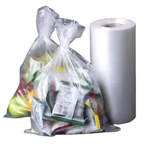 공장 생산 식품 신선한 HDPE LDPE 생분해 성 스타 씰 플라스틱 투명 가방 포장 롤에 쇼핑 롤 식품 가방