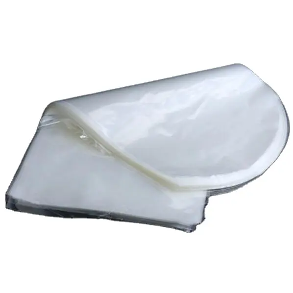 Clear PVC Heat Shrink Wrap Round/Arc Square Shrink Wrap Bags PVC Heat Shrink Bag for Soap,Bath Bombs,Candles,Gifts,Jars