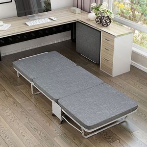 Letto Pieghevole con Materasso per Adulti, Brandina Portatile per Ospiti con Ruote, Letto Richiudibile per Assistenza Ospedaliera, Campeggio e Ufficio - Product Image 5