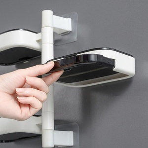 Rotatable Drainage Soap Box Soap Dish for a <b>Bathroom</b> Travel Wall Soap Holder Bath Gadgets Storage Rack <b>Bathroom</b> <b>Accessories</b> Sets - Product Image 6