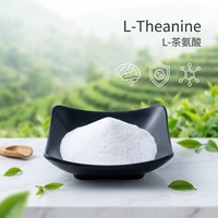 Poudre de L-théanine de qualité alimentaire 99% pure, soluble dans l'eau, prix de gros en vrac