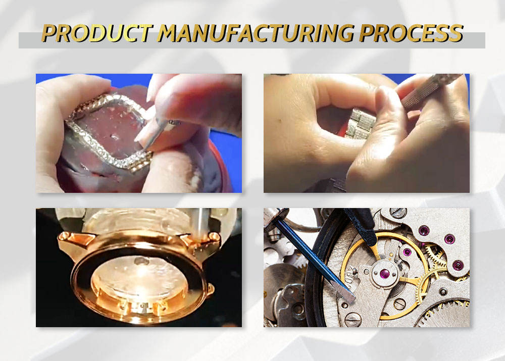 Goldleaf Jewelry Hiphop Custom Watch Men Wrist Luxury Iced Out VVS