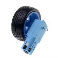 Aiconnect ing Blue 65mm TT BO Motor roboterrad mit Halterung für Projekte und Robotik-Kits