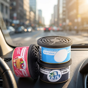 Désodorisant de voiture moderne CSML, parfum ananas, extra fort, longue durée (60 jours), parfum solide hautement concentré, pour aérateurs en plastique - Product Image 5