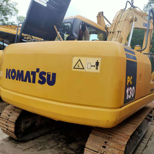 Excavatrice sur chenilles Komatsu PC130 d'occasion, 13 tonnes, avec moteur, boîte de vitesses, composants d'origine - Prix avantageux - Product Image 4