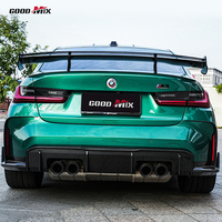 Kit carrosserie en fibre de carbone sèche Paktechz, diffuseur arrière, lèvre de pare-chocs, spoiler pour BMW M3 M4 G80 G82 G83 2021 -