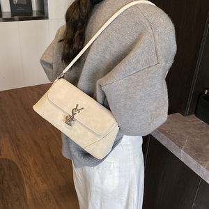 <span class=keywords><strong>Sac</strong></span> à bandoulière chic pour <span class=keywords><strong>femme</strong></span>, style français, petit format, avec fermeture éclair, nouvelle collection automne/hiver 2026, idéal pour les sorties - Product Image 3