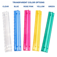 Règle de Mahjong en ABS en gros 45 cm - Support de tuiles ondulées antidérapant 2-en-1, Accessoire de Mahjong américain multicolore, OEM personnalisé