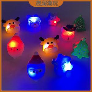 Green <b>Tree</b> Shape Led <b>Lighting</b> Finger Ring Plastic Toy For Kids Christmas Indoor Use - Product Image 2