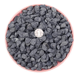 หินภูมิทัศน์สไตล์ญี่ปุ่นสีเทาดำ25.00กก. ของตกแต่งสวนสไตล์สวนอาคารสวนแห้งด้วยหินบด - Product Image 1