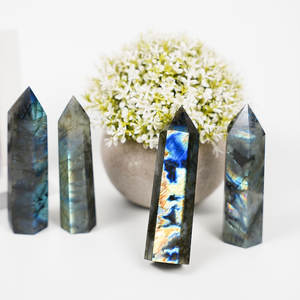 Оптовая продажа: Разноцветные натуральные кристаллы розового кварца (башни, палочки, другие изделия из камня) для исцеления и декора - Product Image 5