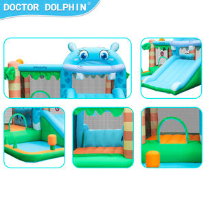 Château gonflable Doctor Dolphin pour enfants avec toboggan, utilisation à domicile, fête, château gonflable avec toboggan, château gonflable - Product Image 6