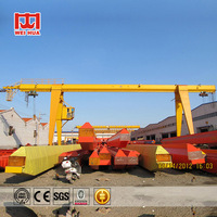 Grue portique monopoutre mobile MH 5T 10T 15T avec certification CE ISO, grue Goliath à poutre unique 3m 5m