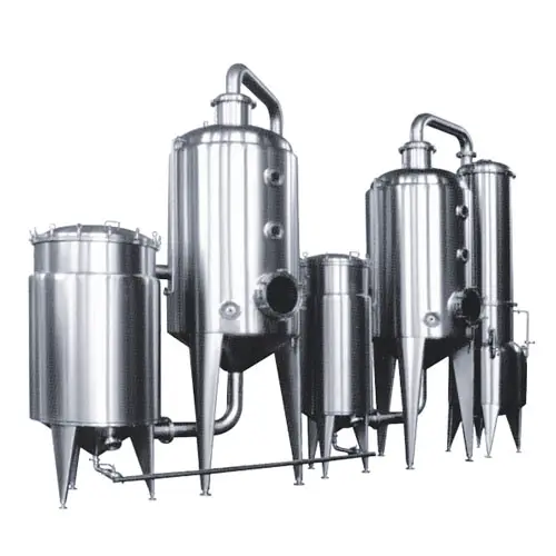 Double effect Energy Saving Vacuum Concentration fruit concentrate evaporator equipment
