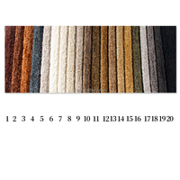 Tissu d'ameublement en polyester Tenghui Textile, échantillon gratuit, tissu chenille tissé, haute résistance des couleurs pour la décoration intérieure