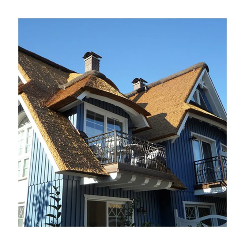 Kesme fiyatı UV geçirmez Reed çatı kiremitleri yüksek çekme mukavemeti kamış DUVAR KAROLARI doğal su sarı kamış çatı