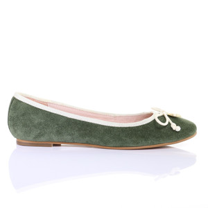 <span class=keywords><strong>Ballerine</strong></span> in <span class=keywords><strong>Camoscio</strong></span> con Fiocco (Verde) - Product Image 6