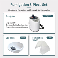 Lit de lavage et de soin pour salon, avec circulation d'eau, spa pour les pieds, thérapie capillaire, pédicure, massage thaïlandais, spa capillaire et fonction vapeur