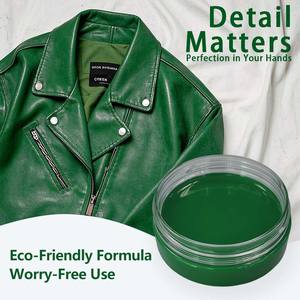 Vente en gros 50ml de restaurateur de couleurs de réparation de <span class=keywords><strong>cuir</strong></span> vert fruité pour les rayures pâte de correction de couleur du <span class=keywords><strong>cuir</strong></span> - Product Image 2