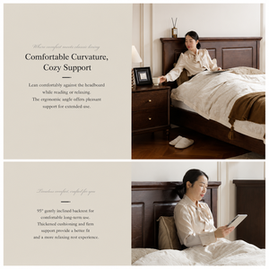 <span class=keywords><strong>Lit</strong></span> moderne en <span class=keywords><strong>bois</strong></span> massif de chêne rouge américain, taille king, luxueux et élégant, pour chambre principale. - Product Image 3