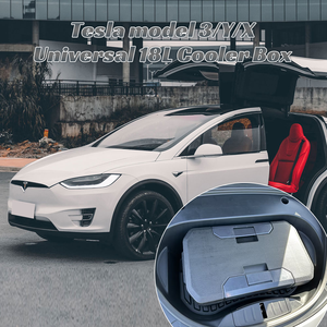 Tesla mô hình <span class=keywords><strong>3</strong></span> y x đặc biệt Cắm trại băng mát hộp phía trước thân cây lưu trữ cho túi nước đá thân cây hộp làm mát - Product Image 3