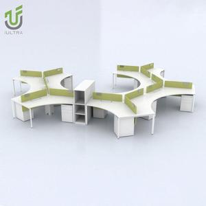 IULTRA V Shape <span class=keywords><strong>Office</strong></span> Workstation 1 2 3 4 6 Seater Persona Escritorio de oficina en casa - Product Image 2