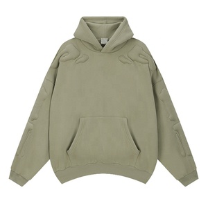 Felpa <span class=keywords><strong>con</strong></span> cappuccio <span class=keywords><strong>con</strong></span> cappuccio in rilievo in cotone pesante ricamato felpa <span class=keywords><strong>con</strong></span> cappuccio <span class=keywords><strong>con</strong></span> logo 3d personalizzato - Product Image 6