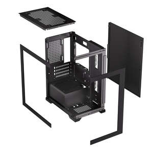 Gabinete de Computador Gamer em Vidro Temperado Transparente ATX <span class=keywords><strong>Micro</strong></span>-ATX Chassi Torre <span class=keywords><strong>Prism</strong></span> - Product Image 4