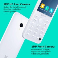هاتف ذكي Qin F21 Pro بتقنية 4G، شاشة لمس وواي فاي، مقاس 2.8 بوصة، سعة 3 جيجابايت + 32 جيجابايت، بلوتوث 5.0، جوال بزر ضغط، إصدار عالمي