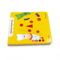 Libro de aprendizaje de inglés con imagen impresa personalizada de alta calidad para niños, libro de tablero para colorear barato, libro para niños