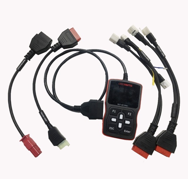 MST-601 Pro OBD2 Scanner for Cars Motorcycles ATVs English Language Support Code Reader for Vehicle Diagnostics