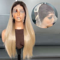 Perruque complète Senmu Beauty en fibre Futura brun clair, entièrement nouée à la main, pré-épilée, lisse et soyeuse, sans colle, avec une ligne de cheveux naturelle