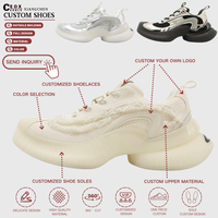 Chaussures de créateur 2026 pour femmes et hommes, baskets personnalisables avec logo, à lacets, coutures, coupe large, chaussures orthopédiques, baskets épaisses OEM, chaussures de marche
