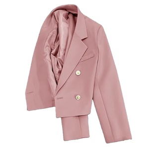 Giá sỉ Áo vest nữ mùa xuân thu 2025 kiểu dáng đơn giản màu trơn, cúc đơn, size lớn, kiểu ngắn - Product Image 1